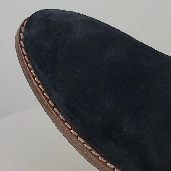 Vince Sinclair Black Suede Cowboy-Style Booties. Size 5 M - Picture 8 of 10